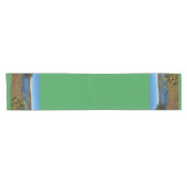 Blue Lake Table Runner Kurzer Tischläufer (Horizontal)