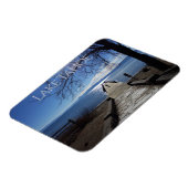 Blue Lake Tahoe Pier Magnet (Linke Seite)