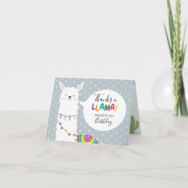 Blue Lama Cactus Foto Vielen Dank Karte