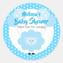 Blue Lamb Niedlich Simple Kawaii Baby Dusche Moder