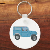 Blue Land Cruiser Keychain Schlüsselanhänger (Rückseite)