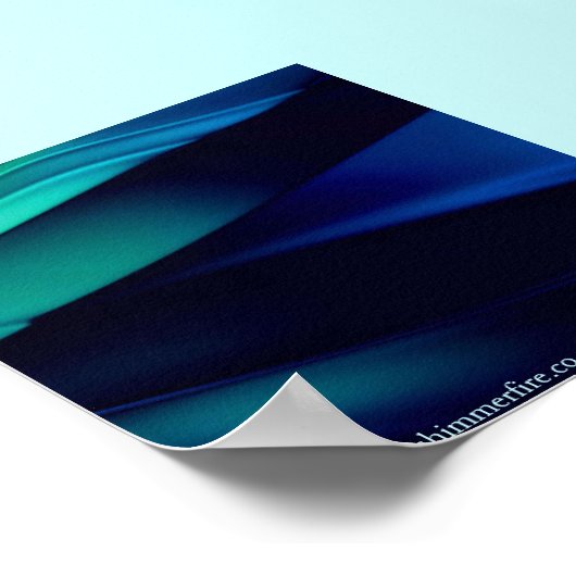 Blue Langrine Poster (Ecke)