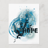 Blue Lantern Graphic 3 Postkarte (Vorderseite)