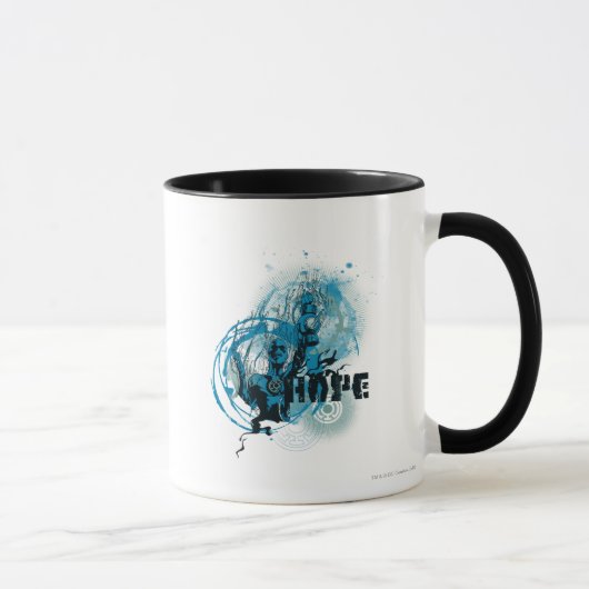 Blue Lantern Graphic 3 Tasse (Rechts)