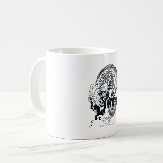 Blue Lantern Graphic 4 Kaffeetasse (Vorderseite Links)