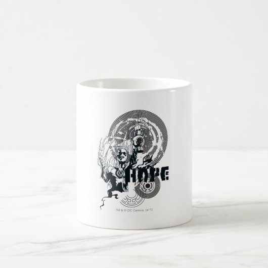 Blue Lantern Graphic 4 Kaffeetasse (Mittel)