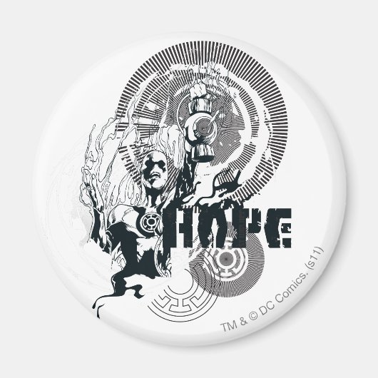 Blue Lantern Graphic 4 Magnet (Vorne)