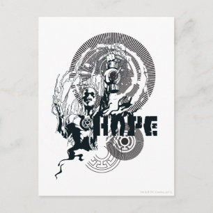 Blue Lantern Graphic 4 Postkarte