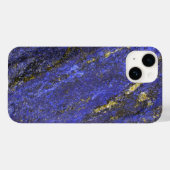 Blue Lapsus Lazuli Case-Mate iPhone Hülle (Rückseite (Horizontal))