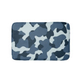 Blue Large Cow Spots Badematte (Vorderseite)