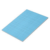Blue Large Graph Paper Notizblock (angewinkelt)