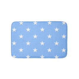 Blue Large Stars Bath Mat Badematte