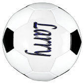 Blue Larry Name, Soccer Ball (Gedreht)