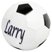 Blue Larry Name, Soccer Ball (Dreiviertel)