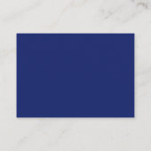 Blue Lässig Script Wedding Begrüßungskörbe Bag Bas Platzkarte (Rückseite)