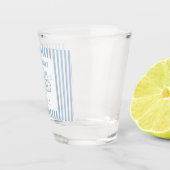 Blue Last Splash Bachelorette Schnapsglas (Rechts)