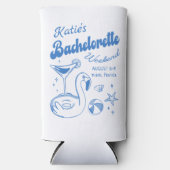 Blue Last Toast Beach Junggeselinnen-Abschied Selters Dosenkühler (Vorderseite)