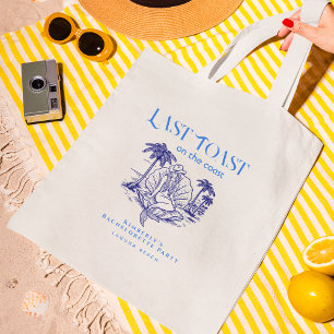 Blue Last Toast Cowgirl Mermaid Junggeselinnen-Abs Tragetasche