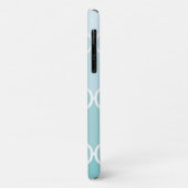 Blue Latticework, Ombre, Quatrefoil, Trellis Case-Mate iPhone Hülle (Hinten/Links)