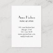 Blue Latticework, Ombre, Quatrefoil, Trellis Visitenkarte (Rückseite)