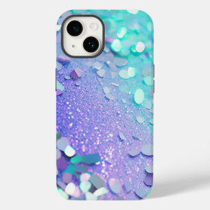 Blue Lavender Mint Glitzer iPhone Mate Tough Case