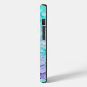 Blue Lavender Mint Glitzer iPhone Mate Tough Case (Rückseite / Links)