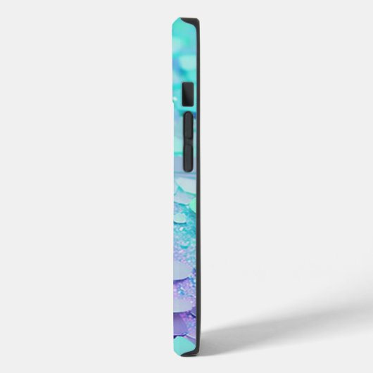 Blue Lavender Mint Glitzer iPhone Mate Tough Case (Rückseite / Links)