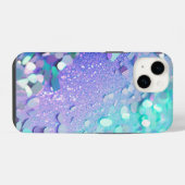 Blue Lavender Mint Glitzer iPhone Mate Tough Case Hülle (Rückseite (Horizontal))