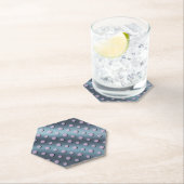Blue Lavender Polka Dot Untersetzer Set (Vor Ort)