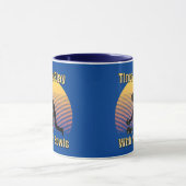 Blue Lawn Bowls spielen Zeit, Kaffee Tasse (Zentrum)