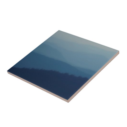 Blue Layers Fliese (Seite)