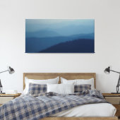Blue Layers Leinwanddruck (Insitu (Schlafzimmer))