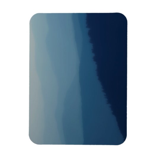 Blue Layers Magnet (Vertikal)