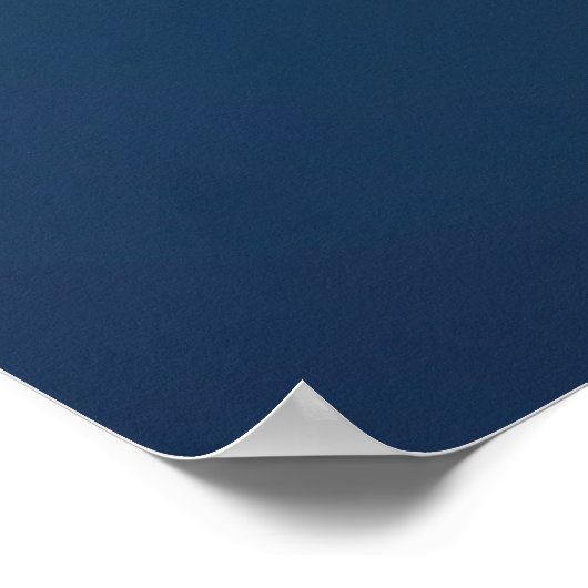 Blue Layers Poster (Ecke)
