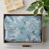 Blue Leaf Decoupage Seidenpapier (Geschenk)