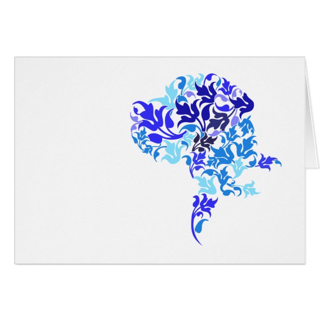 Blue Leaf Great Dane (Vorderseite (Horizontal))