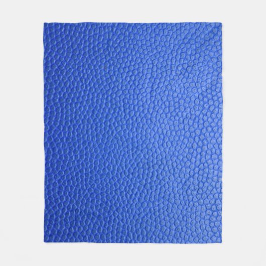 Blue leather skin texture skin fleecedecke (Vorderseite)