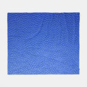 Blue leather skin texture skin fleecedecke (Vorderseite (Horizontal))