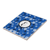 Blue leaves romantic garden fliese (Seite)