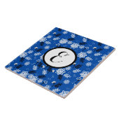 Blue leaves romantic garden fliese (Seite)