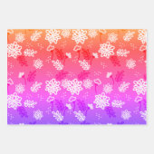 Blue leaves romantic garden geschenkpapier set (Vorderseite 2)