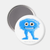 Blue Leggy Critter Magnet (Vorderseite/Rückseite)