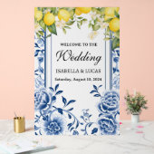 Blue Lemon Acrylic Wedding Sign Acrylschild (Hochzeit)