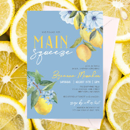 Blue Lemon fand ihr Haupt-Squeeze-Brautparty Einladung