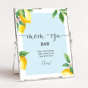 Blue Lemon Mama-osa Bar Poster