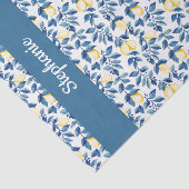 Blue Lemon Watercolor Seidenpapier (Ausschnitt)