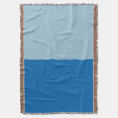 Blue Lemonade und Aquamarine Duo Tone Decke (Vorderseite Vertikal)