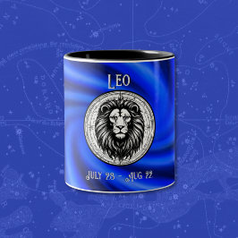 Blue Leo die Löwenblume Tasse