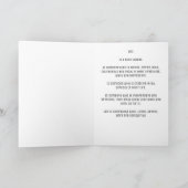 Blue Leo Sign Birthday Card Karte (Innenseite)