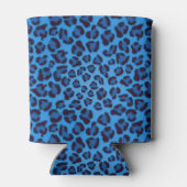 Blue Leopard Pattern Dosenkühler (Rückseite)